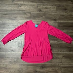 Pink M long-sleeved Escapada top
